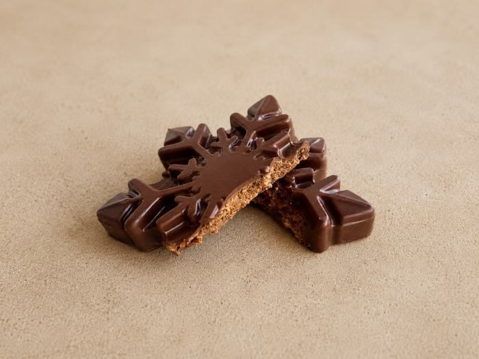Flocon fourré praliné en chocolat Rivera Cacao